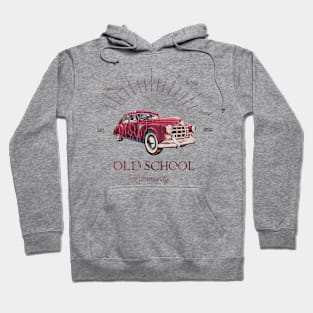 Vintage old cars & old school car Hoodie